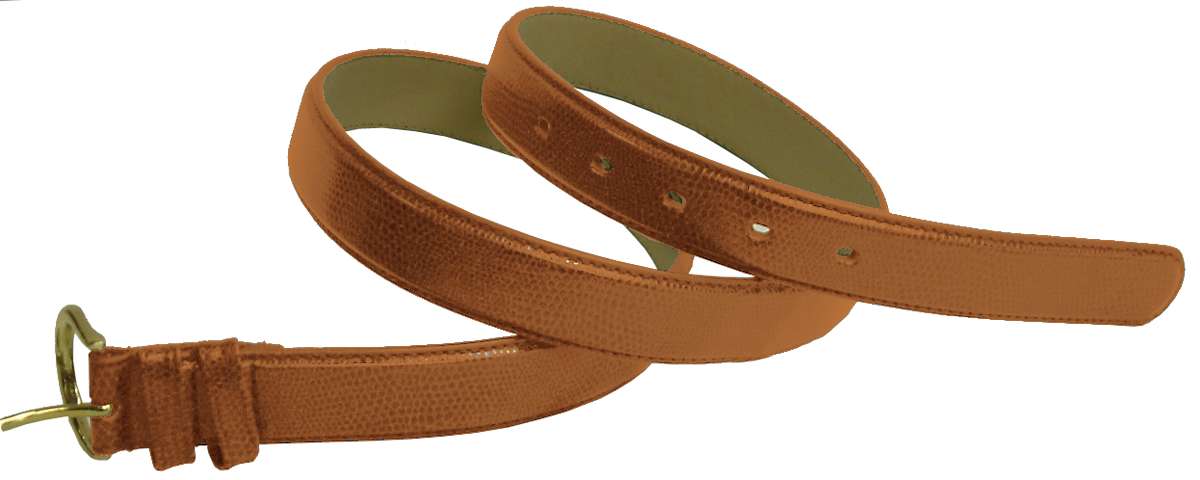 BRF BELT -SNAKE COACH TAN