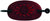 BRF HAIR STICK LEATHER OVAL BURGUNDY