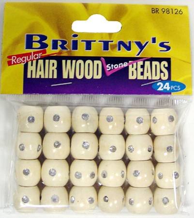 BRF W/BEAD REG/STONE WHT