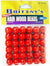 BRF W/BEAD REG/PLAIN RED