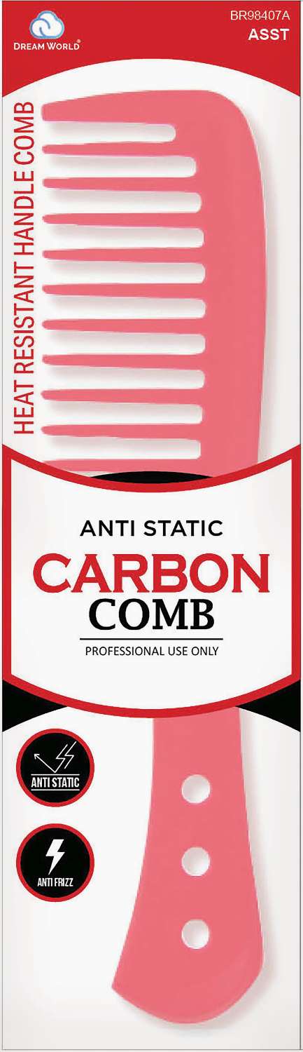 DREAM COMB CARBON BONE RAKE ASSORT