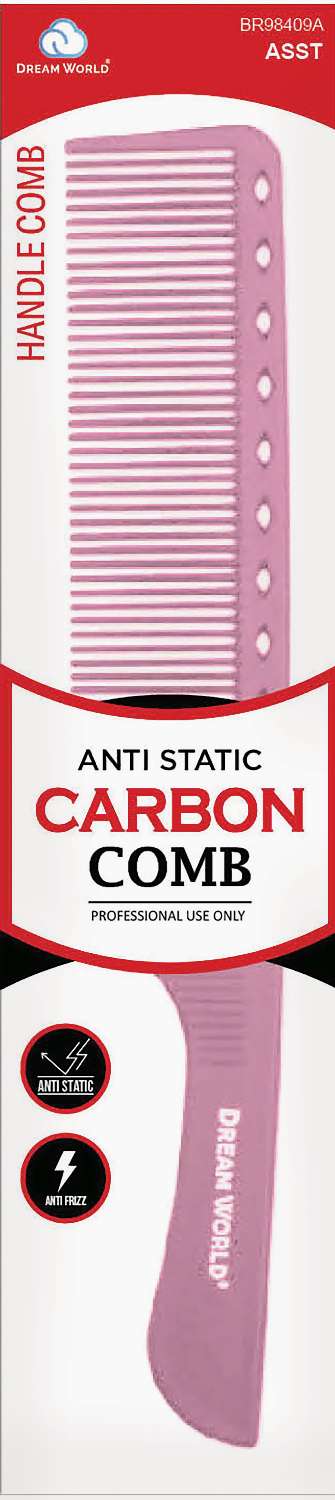 DREAM COMB CARBON HANDLE ASSORT