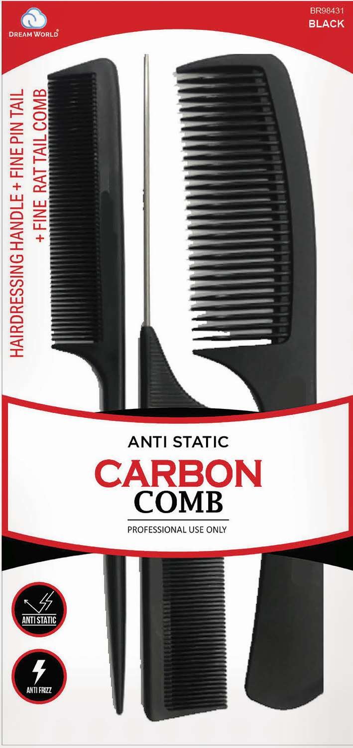 DREAM COMB/C HANDLE + PIN + RAT BLACK