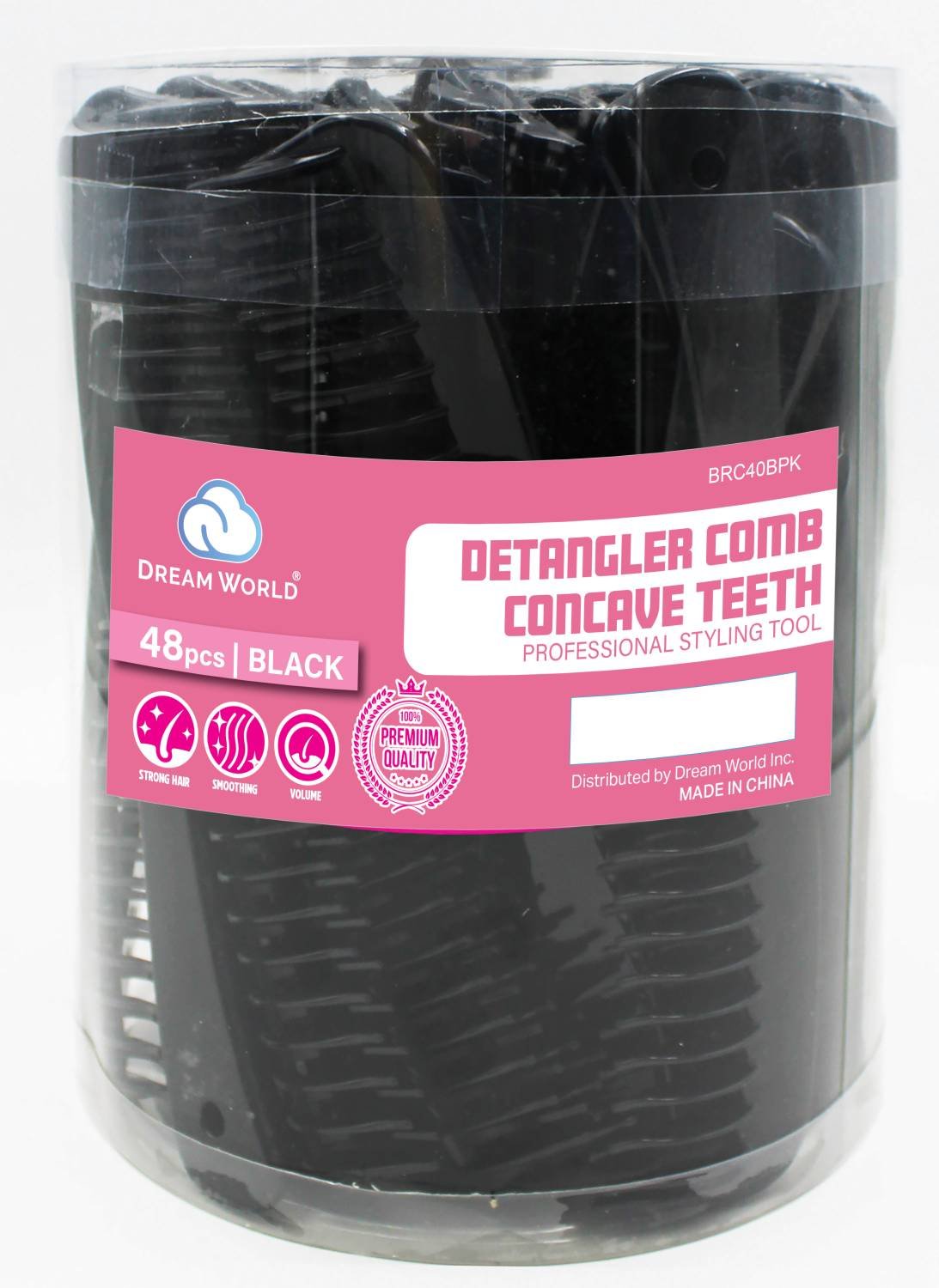 DREAM COMB DETANGLER 48PC/JR