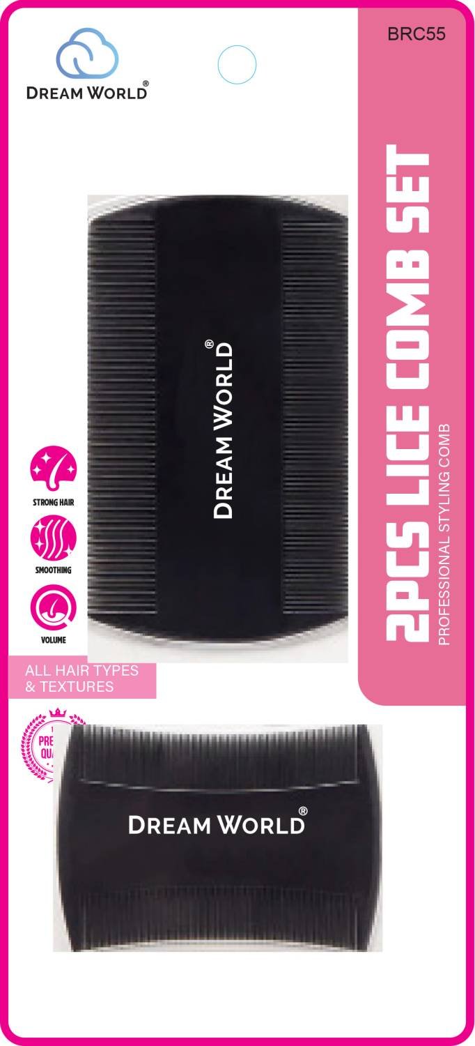 DREAM COMB LICE PLASTIC 2PS/PK
