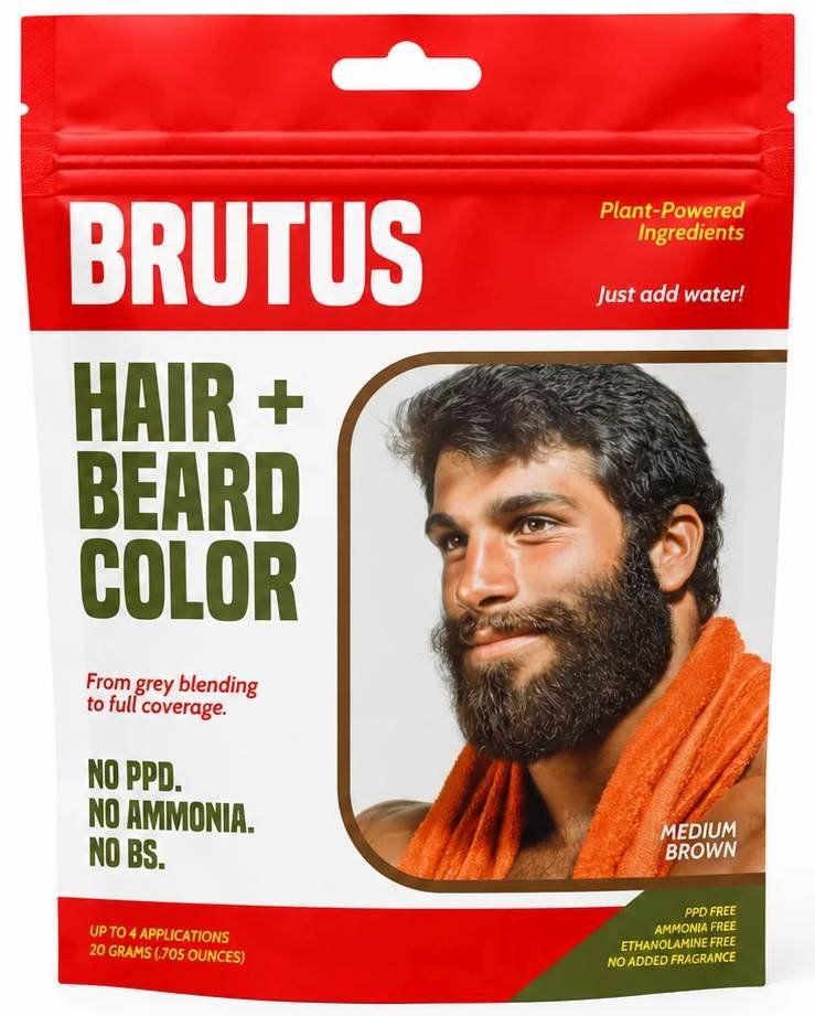 BRUTUS HAIR&BEARD COLOR [MD BROWN]