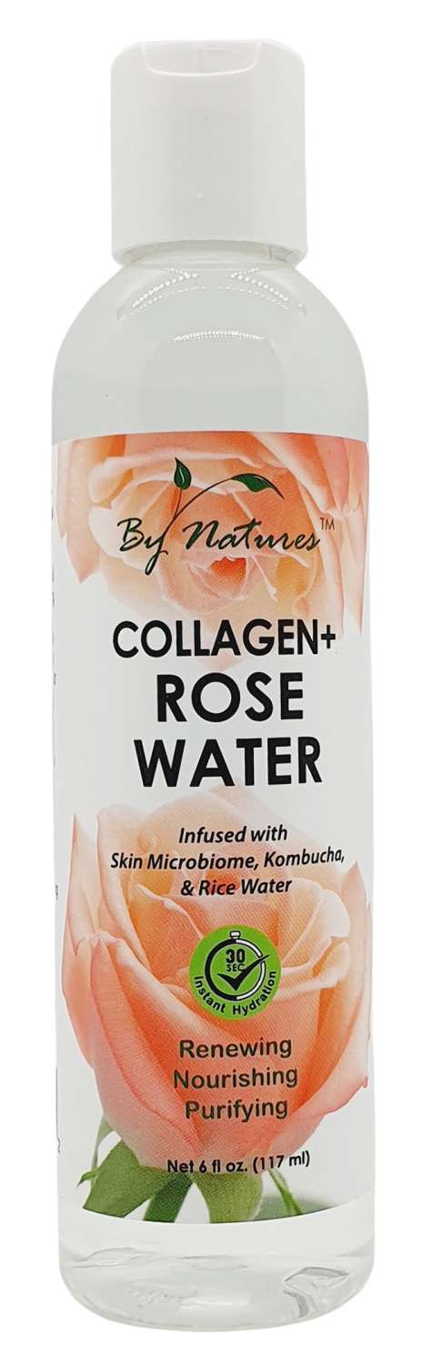 BYN ROSE WATER COLLAGEN 6 OZ
