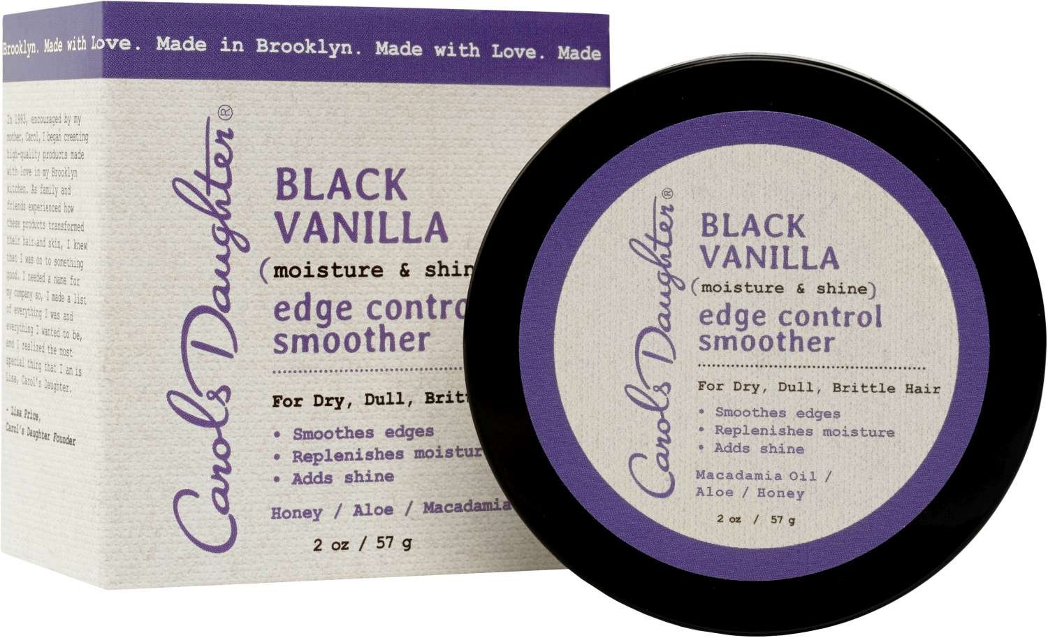 CAROLS BLK VAN EDGE CONTROL 12 PER CASE