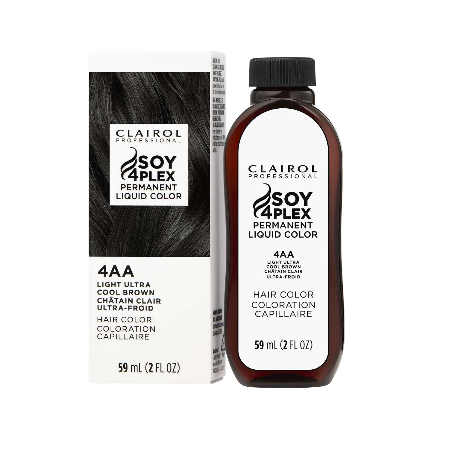 CLAIROL 4AA LIGHT ULTRA COOL BROWN 2 OZ