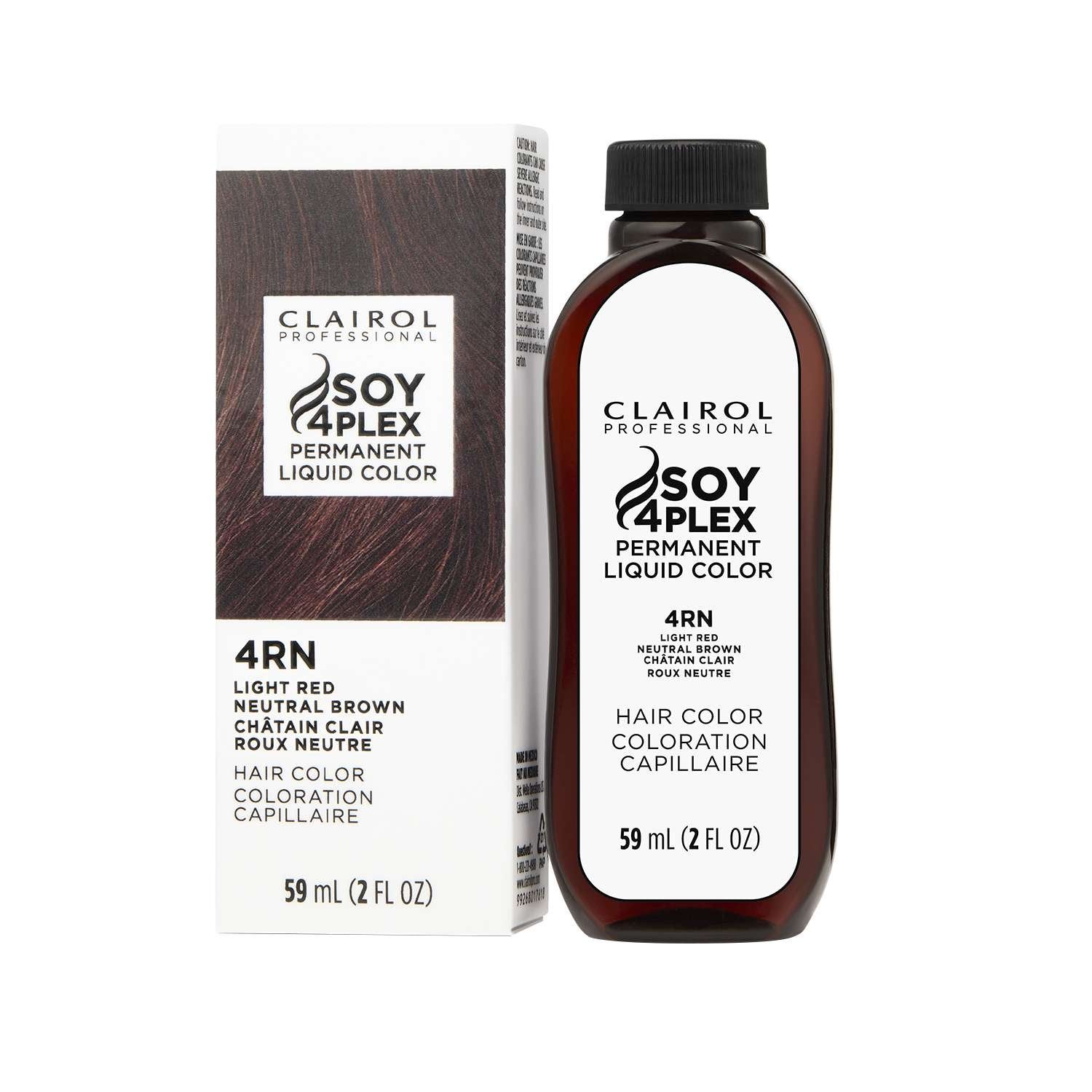 CLAIROL 4RN LIGHT RED NEUTRAL BROWN 2 OZ