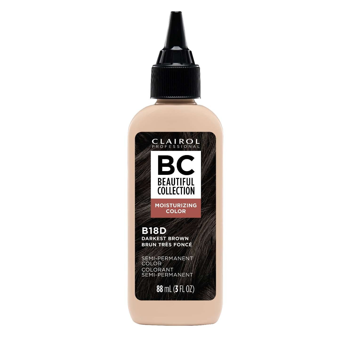 BEAU COLL 018D [DARKEST BROWN] 3 OZ