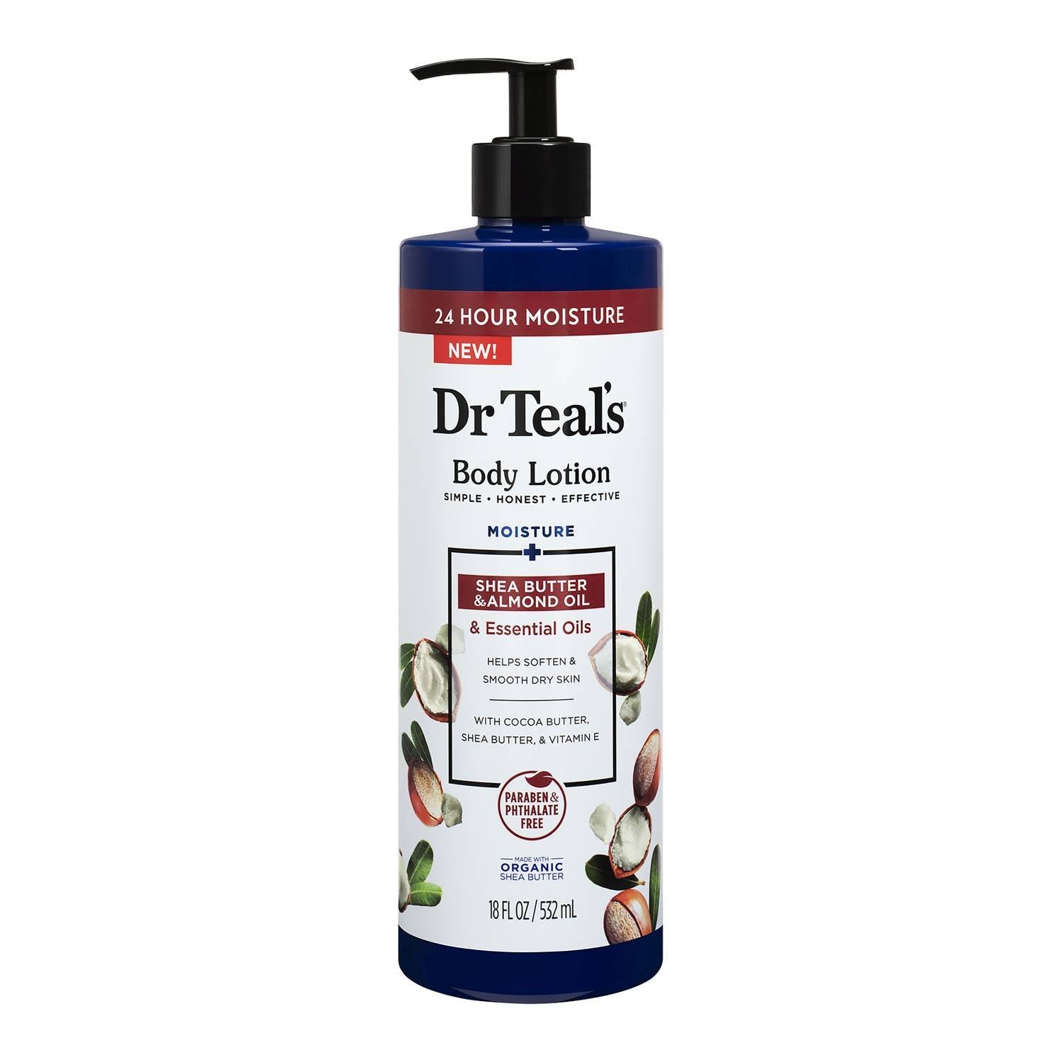 DR TEAL BODY LOTION SHEA BUTTER/ALMOND