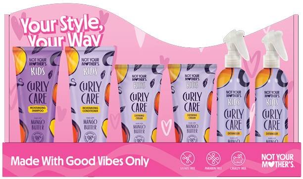 NYM KIDS CURLY CARE DISPLAY TRAY