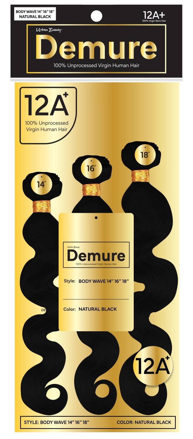 HH DEMURE BODY 14/16/18-#NAT BLACK