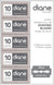 DIANE EDGE BLADE 10PK/BOX