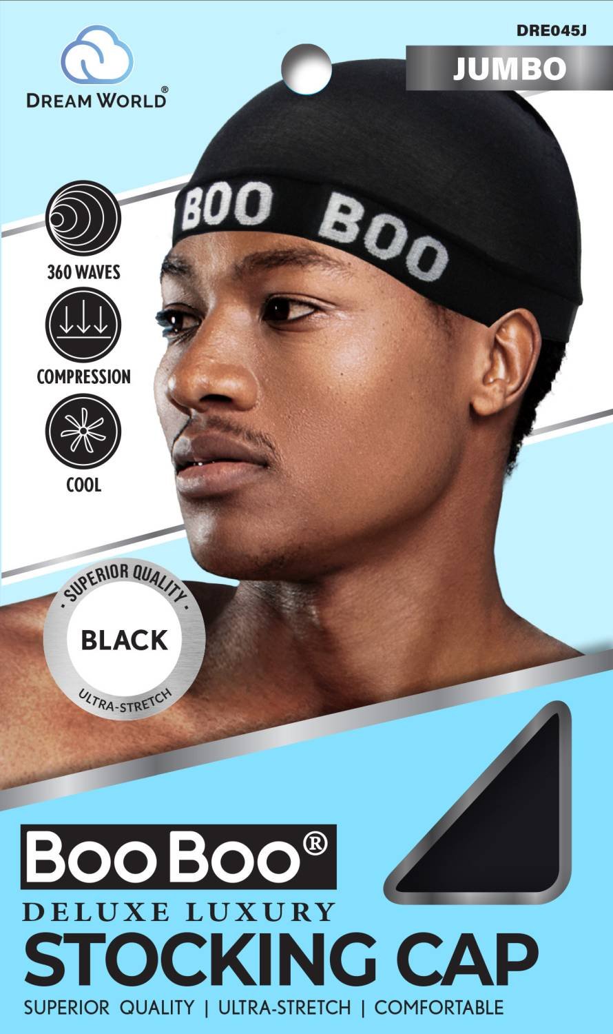 DREAM M-STOCKING CAP BOO BOO JUMBO BLACK