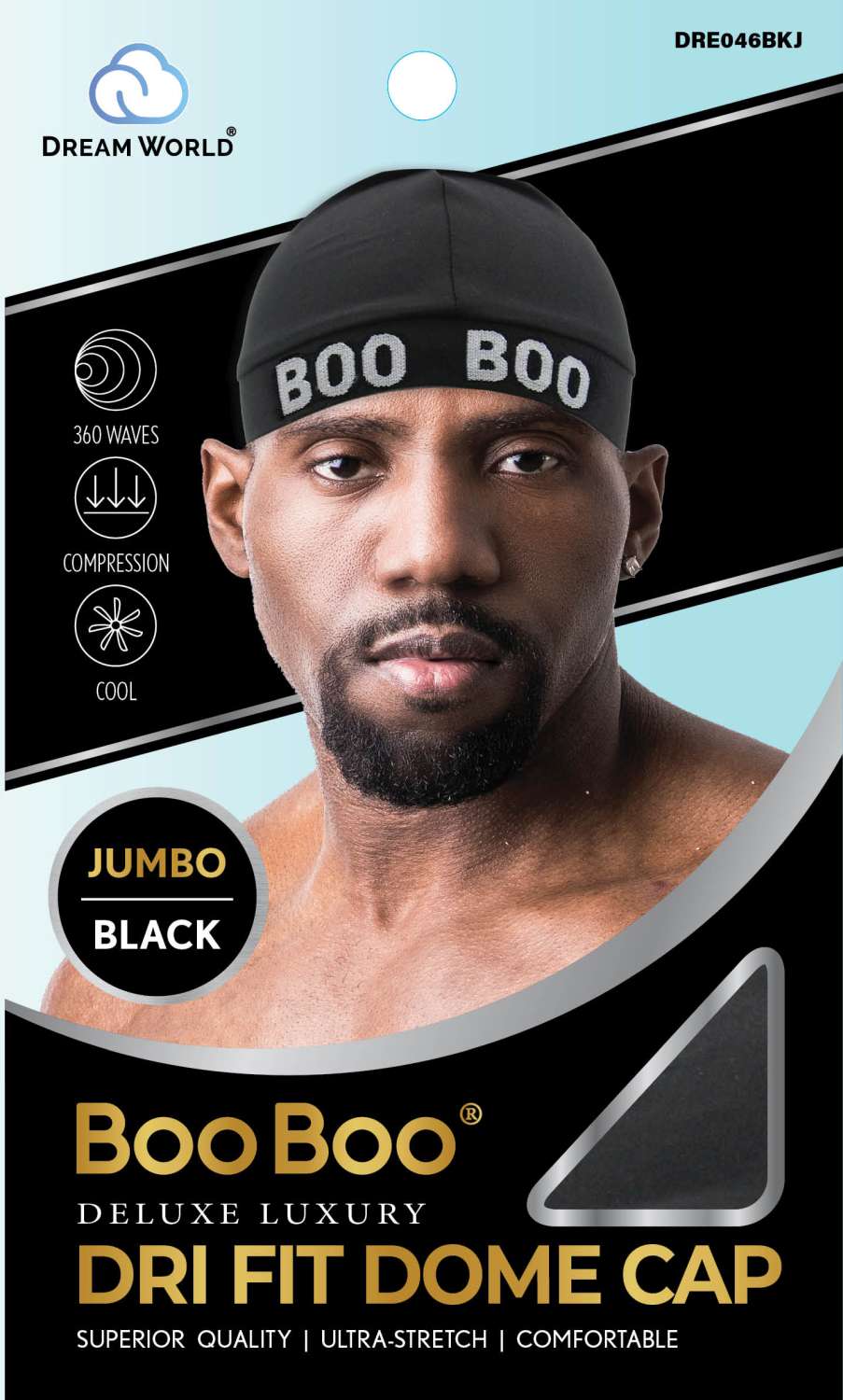 DREAM M-DOME CAP DRI FIT BOO BOO JUMBO BLACK