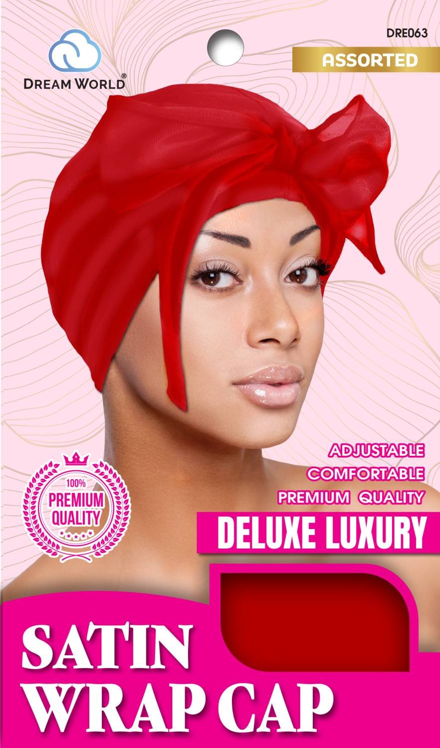 DREAM W-SATIN WRAP CAP DELUXE