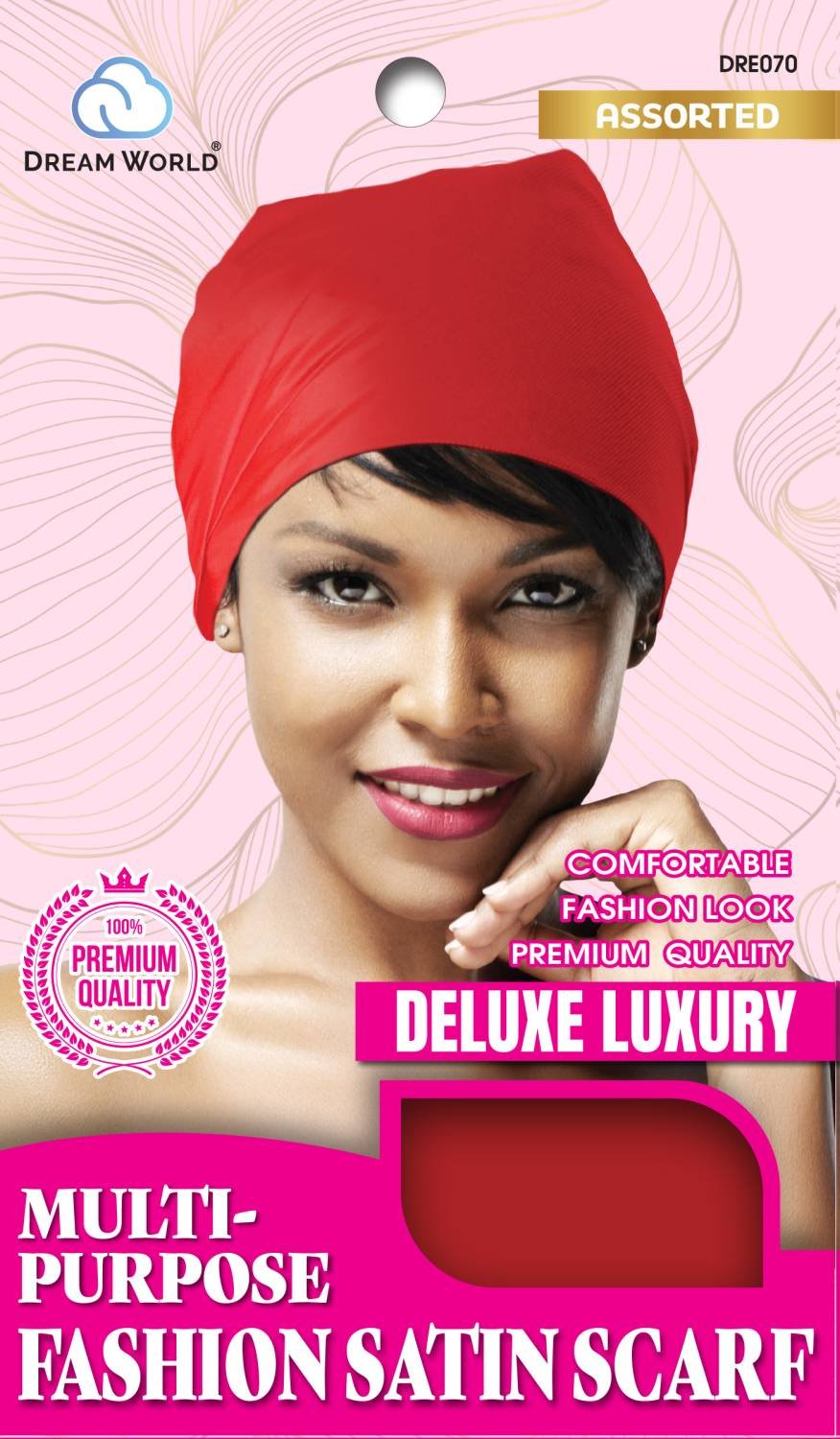 DREAM W-SCARF SATIN ASST