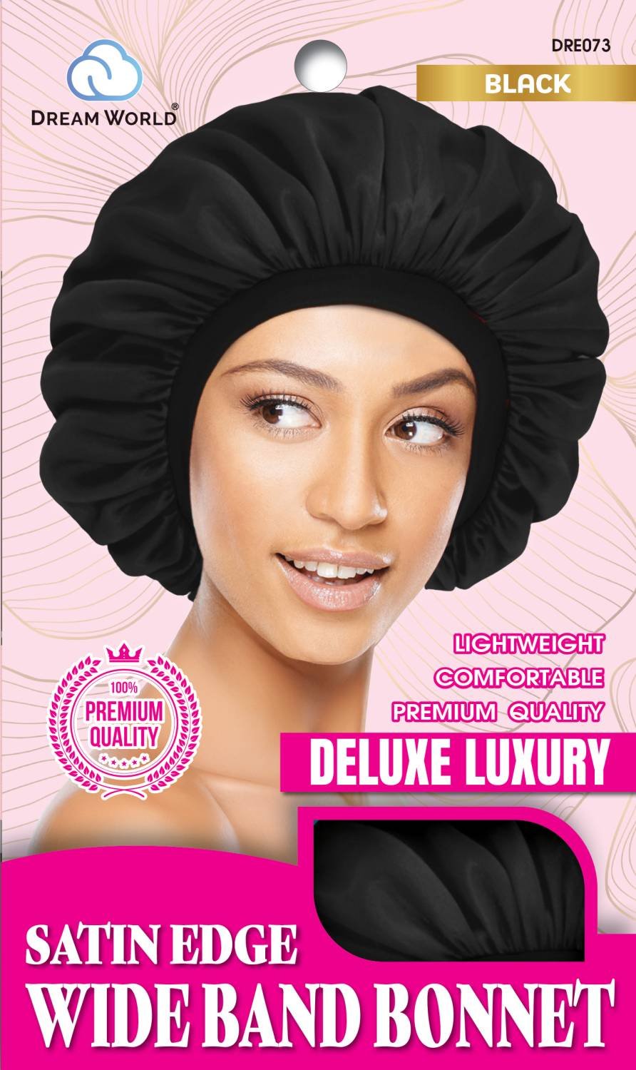 DREAM W-WIDE BAND BONNET SATIN