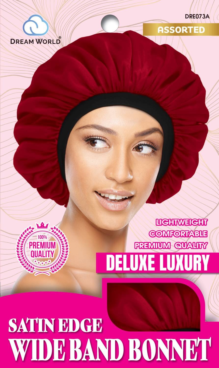 DREAM W-WIDE BAND BONNET SATIN