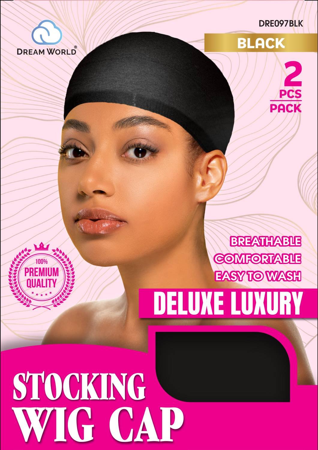 DREAM W-WIG CAP 2PCS