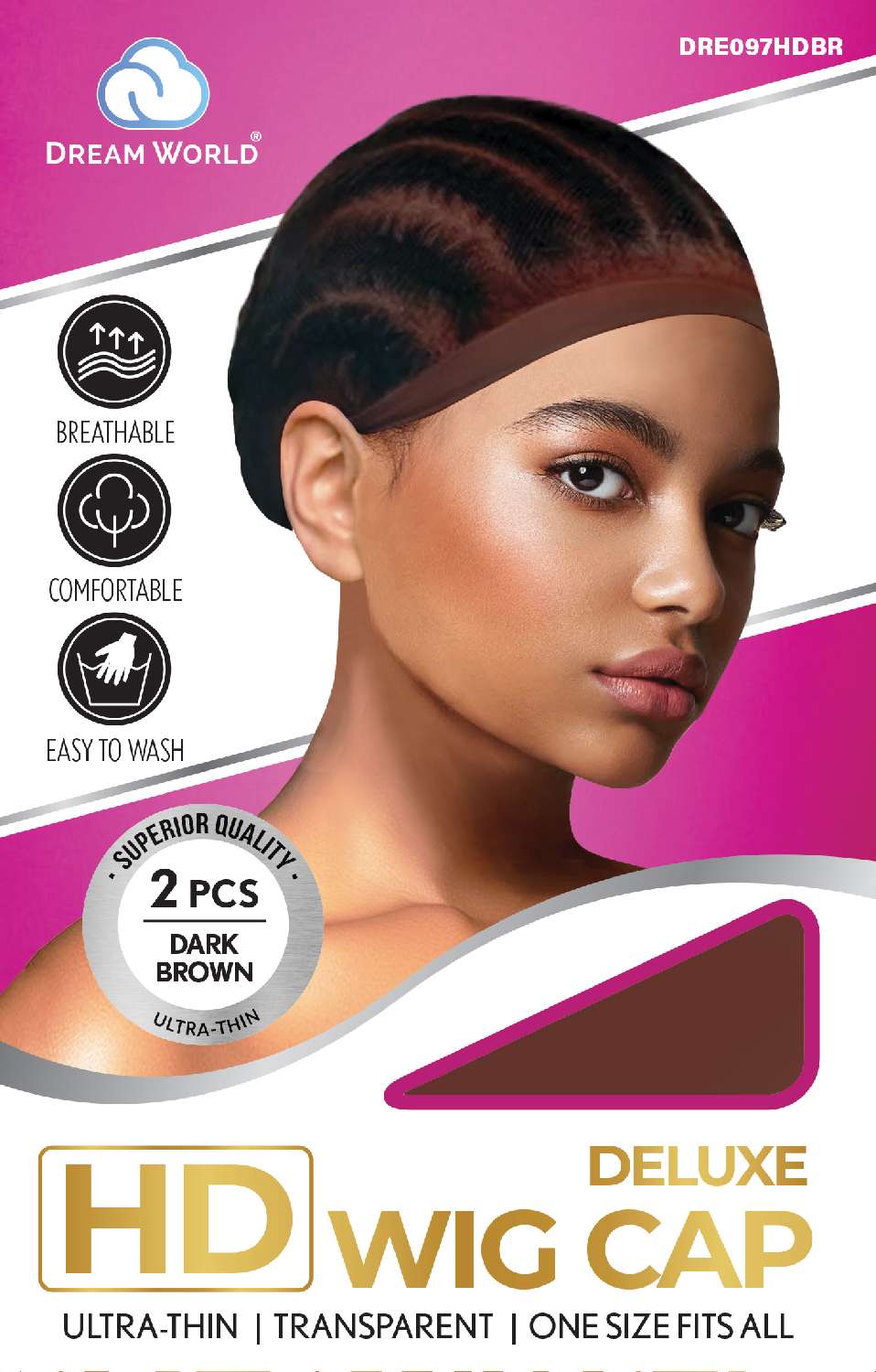 DREAM W-WIG CAP HD 2PCS