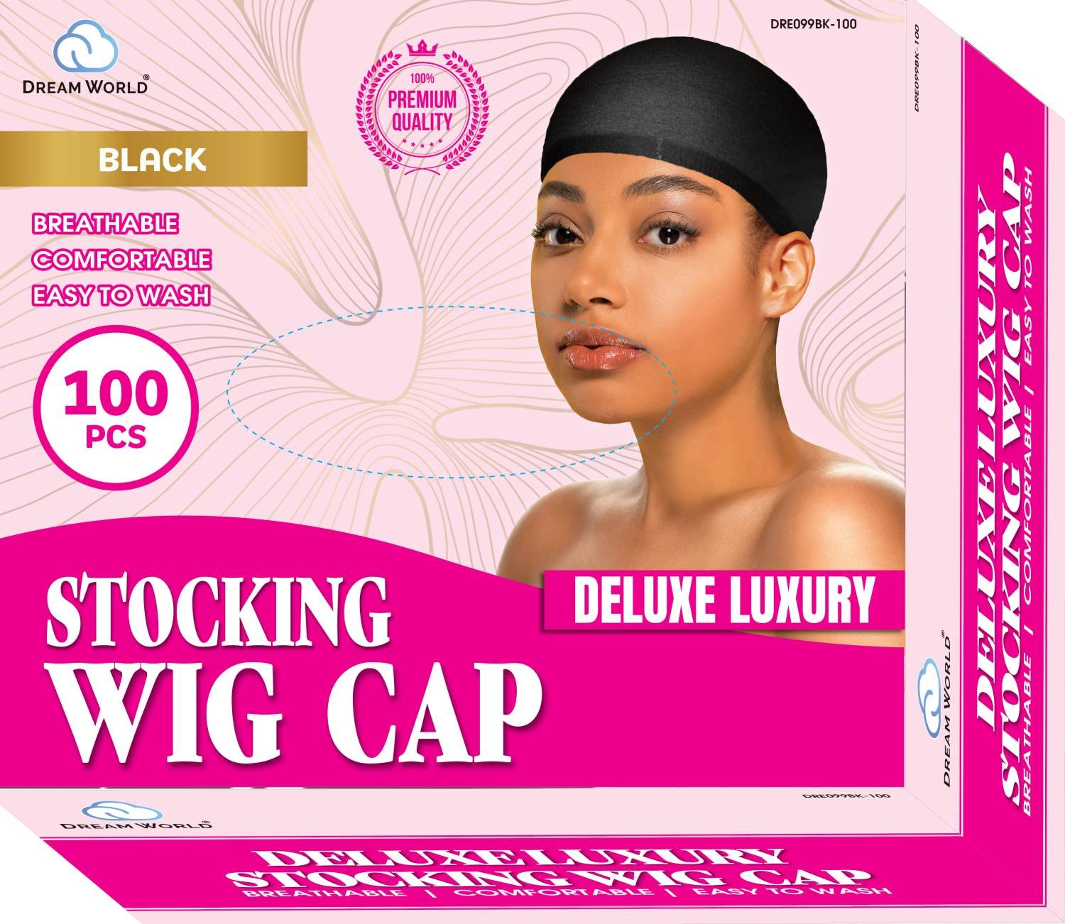 DREAM W-WIG CAP 100/BX [BULK]