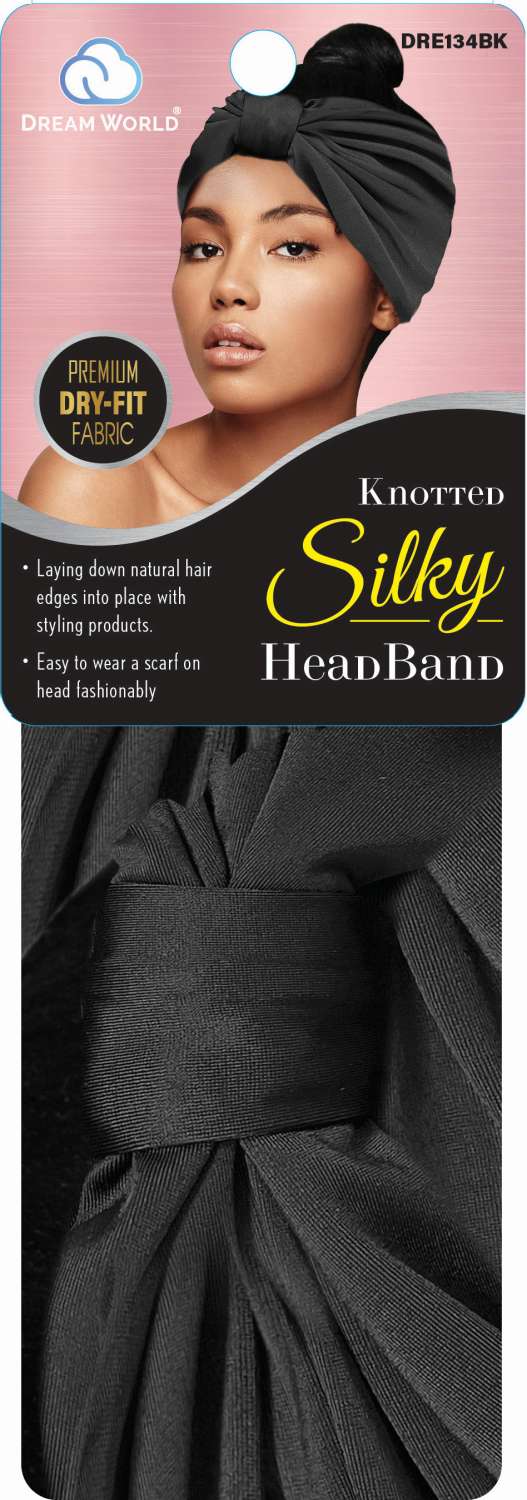 DREAM W-KNOTTED SILKY HEADBAND