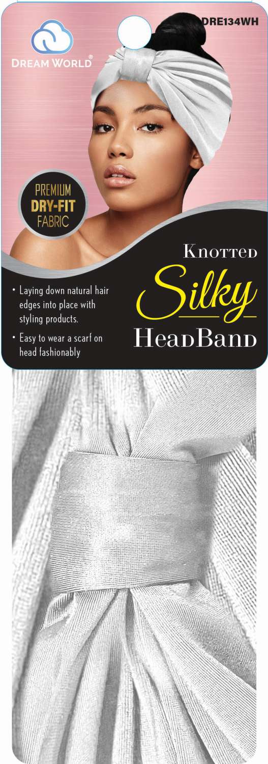 DREAM W-KNOTTED SILKY HEADBAND