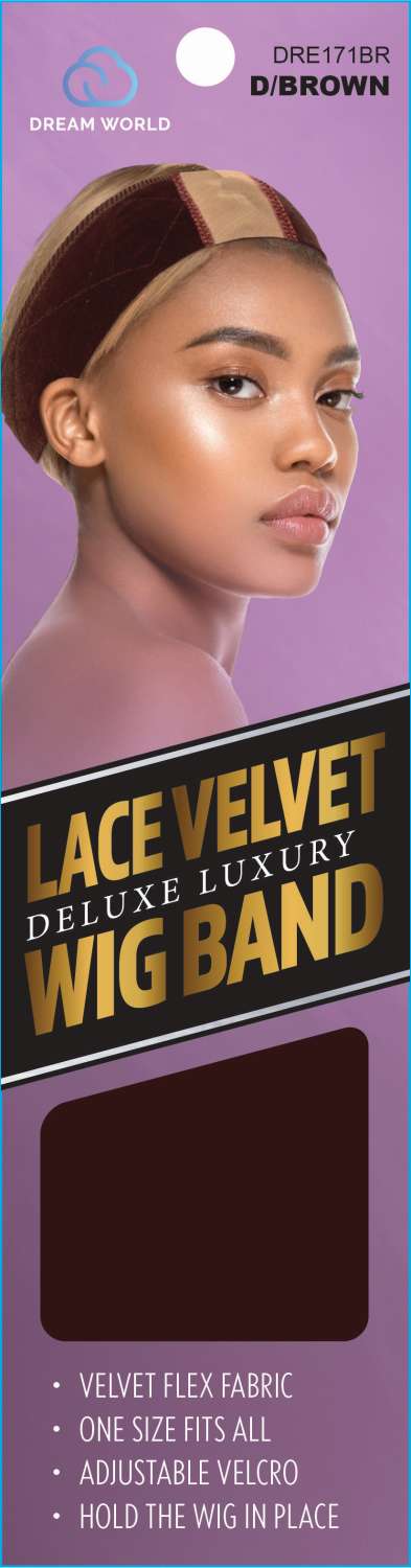 DREAM W-WIG BAND VELVET W/LACE
