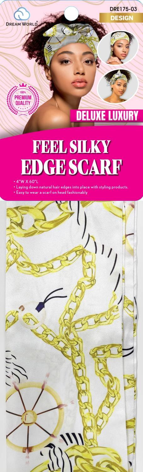 DREAM W-SCARF SATIN EDGE DESIGN 03