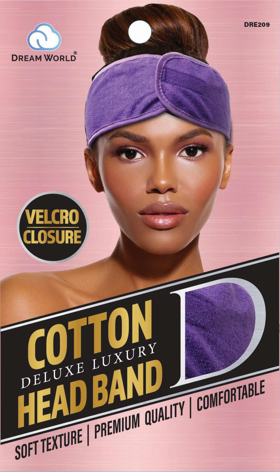 DREAM W-HEADBAND COTTON VELCRO