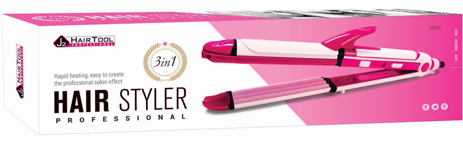 J2 H/T 3 IN 1 HAIR STYLER