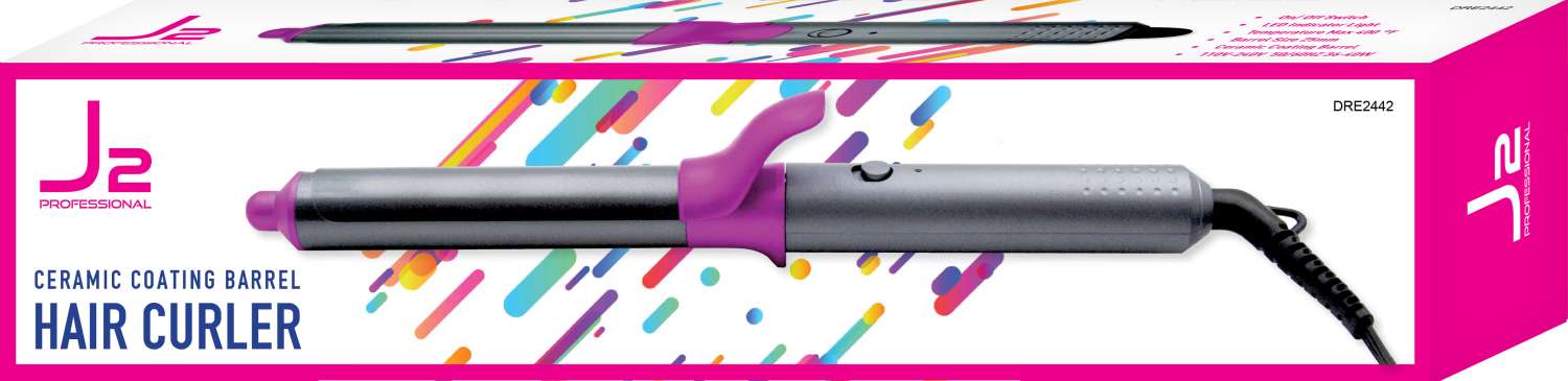 J2 H/T C/IRON HAIR CURLER