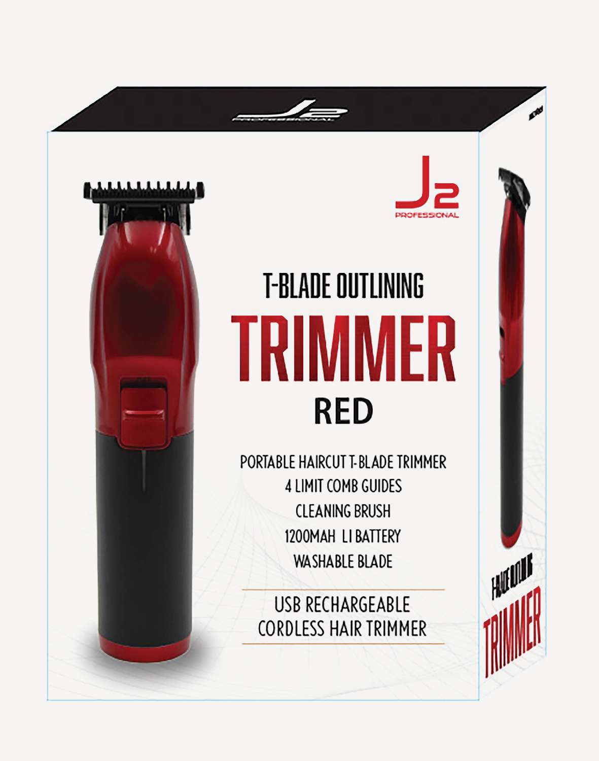 J2 TRIMMER T-BLADE OUTLINING RED