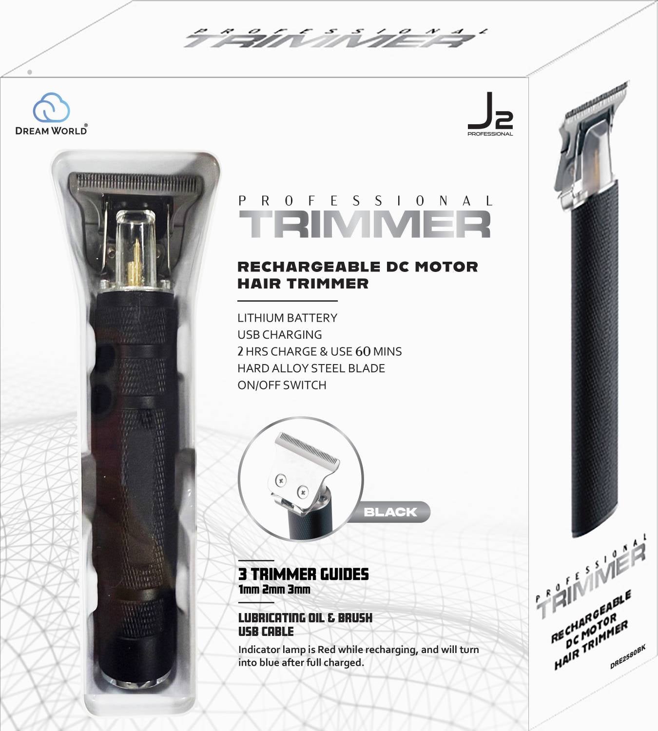 J2 TRIMMER RECHAGEABLE DC MOTOR