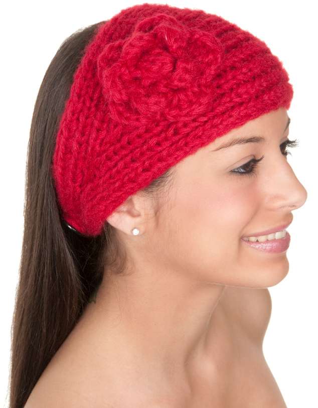 WIN HEADBAND WOVEN FLOWER