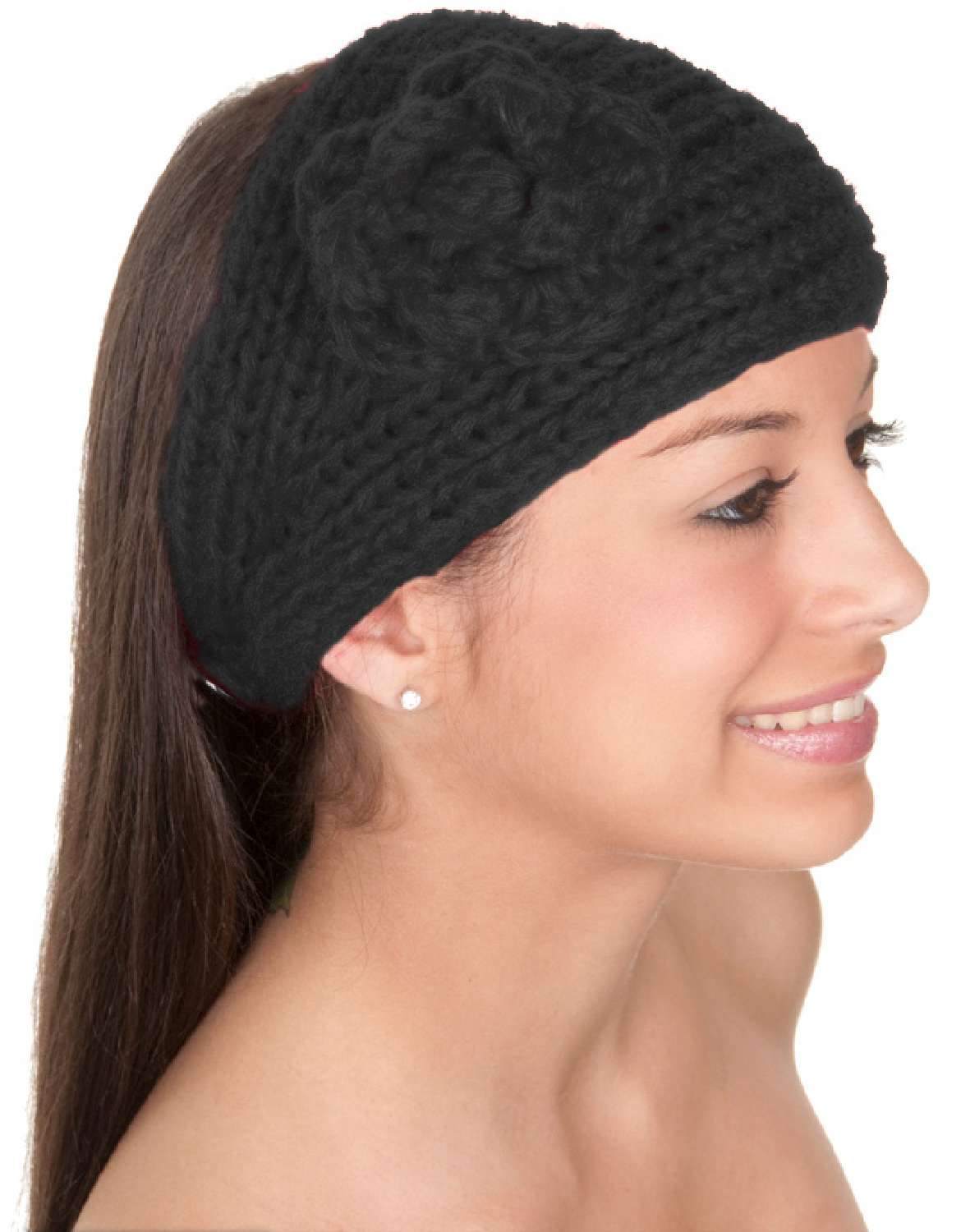 WIN HEADBAND WOVEN FLOWER