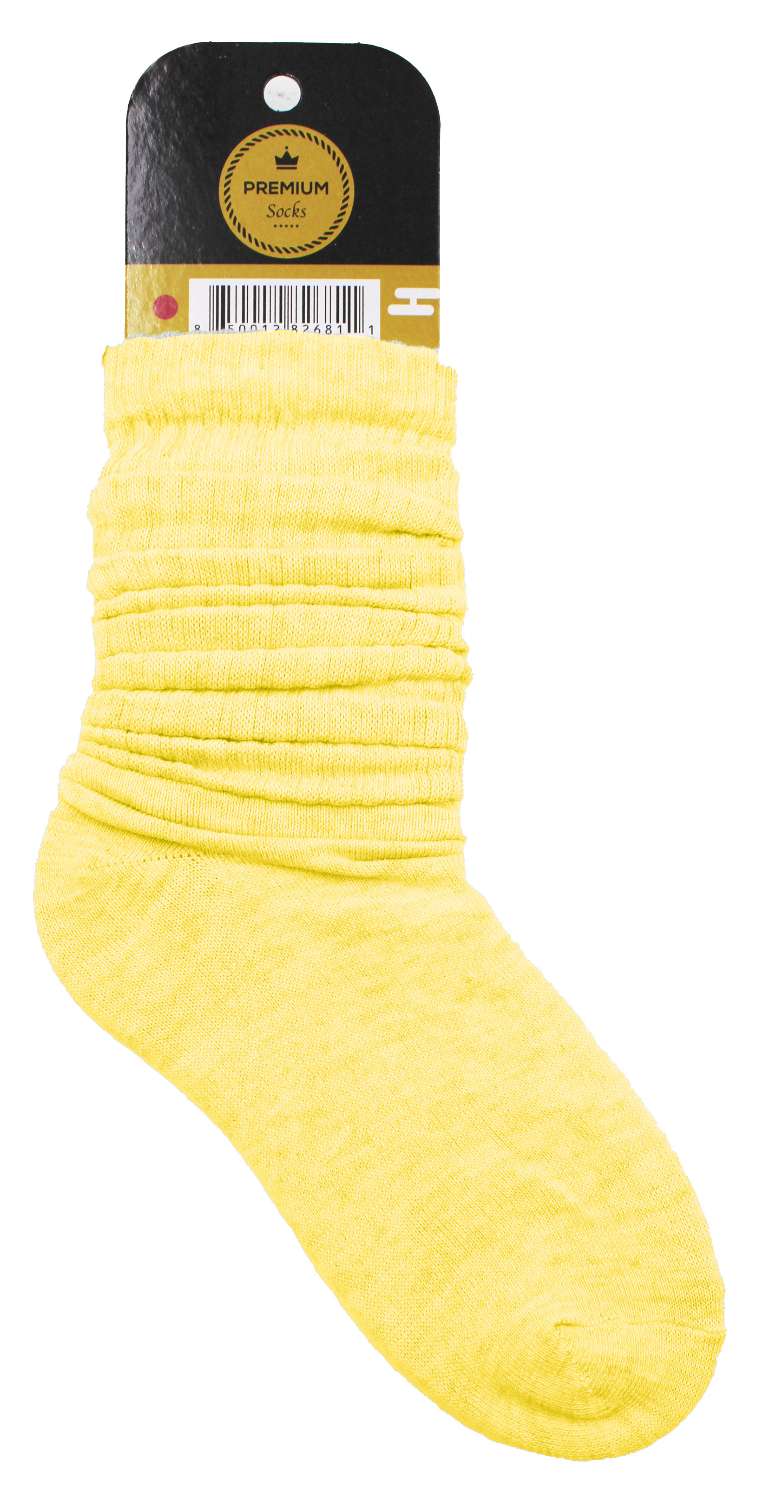 DREAM SLOUCH SOCKS YELLOW