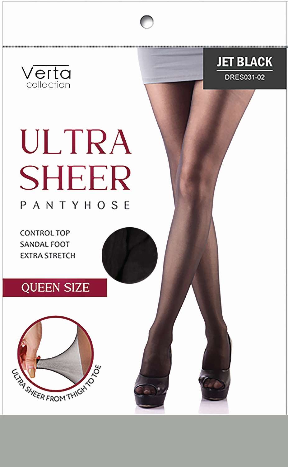 DREAM PANTY HOSE QUEEN [JET BLACK]