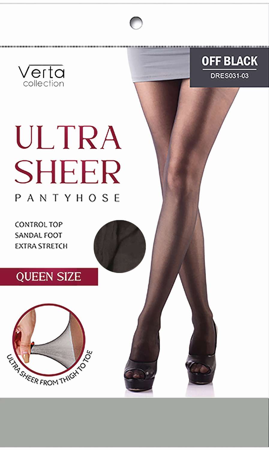 DREAM PANTY HOSE QUEEN [OFF BLACK]