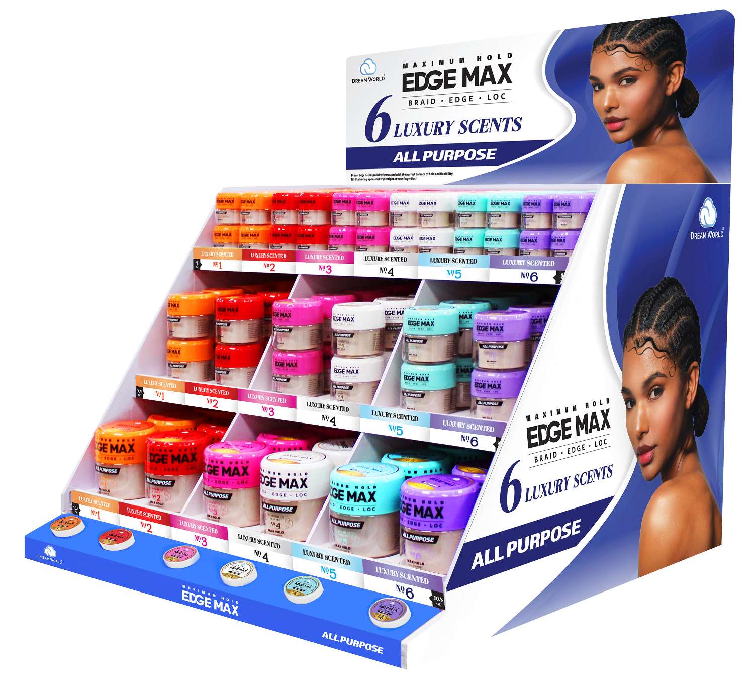 EDGE MAX ALL PURPOSE GEL EMPTY DISPLAY