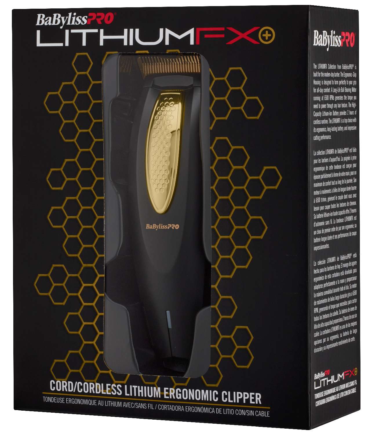 BABYLISS FX CLIPPER LITHIUM ERGONOMIC SILVER