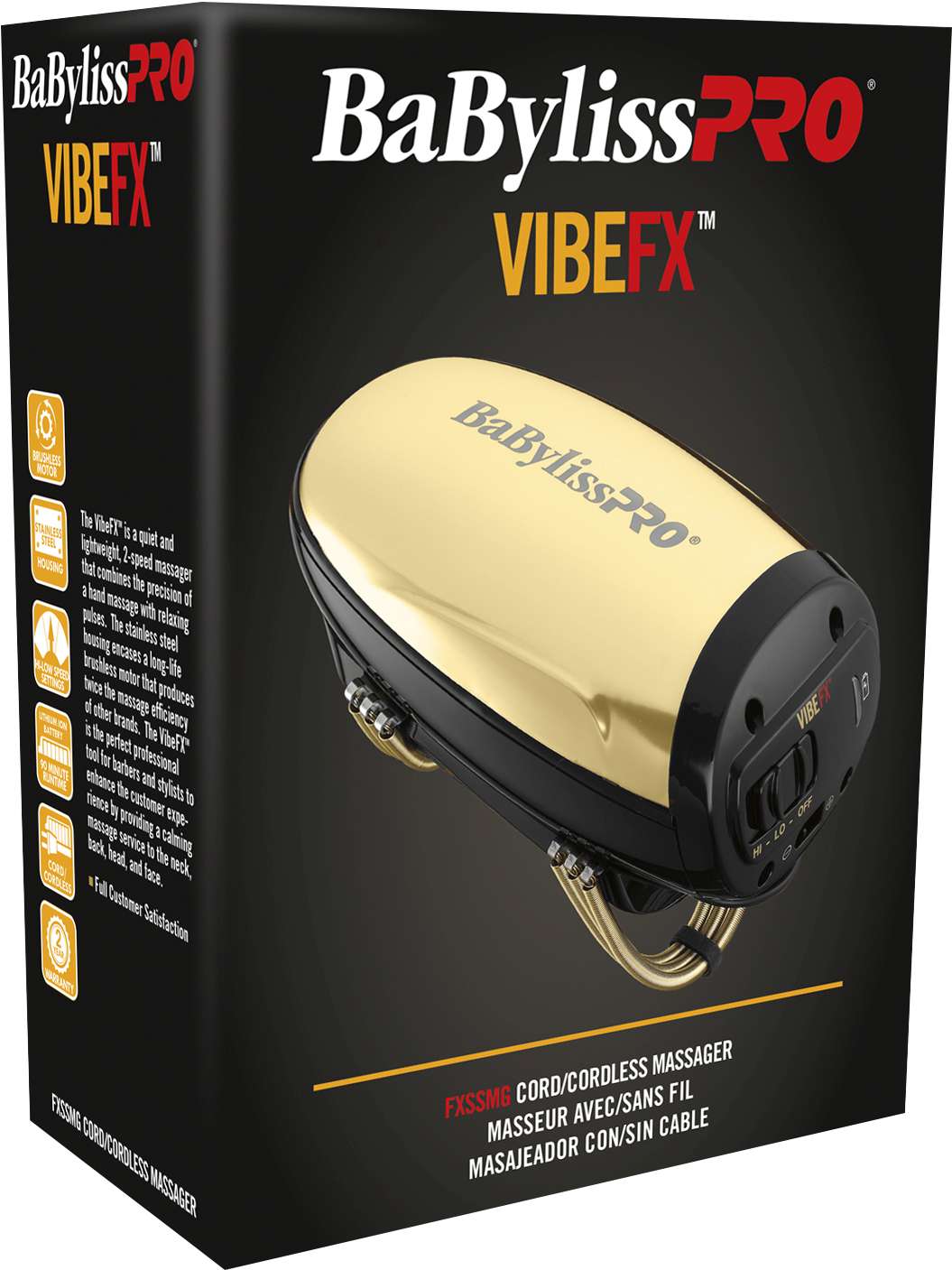 BABYLISS FX VIBEFX MASSAGER GOLD
