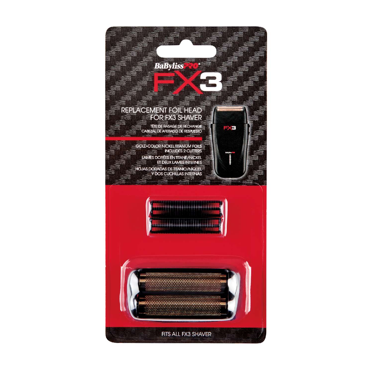 BABYLISS FX3 SHAVER FOIL/CUTTER BLACK