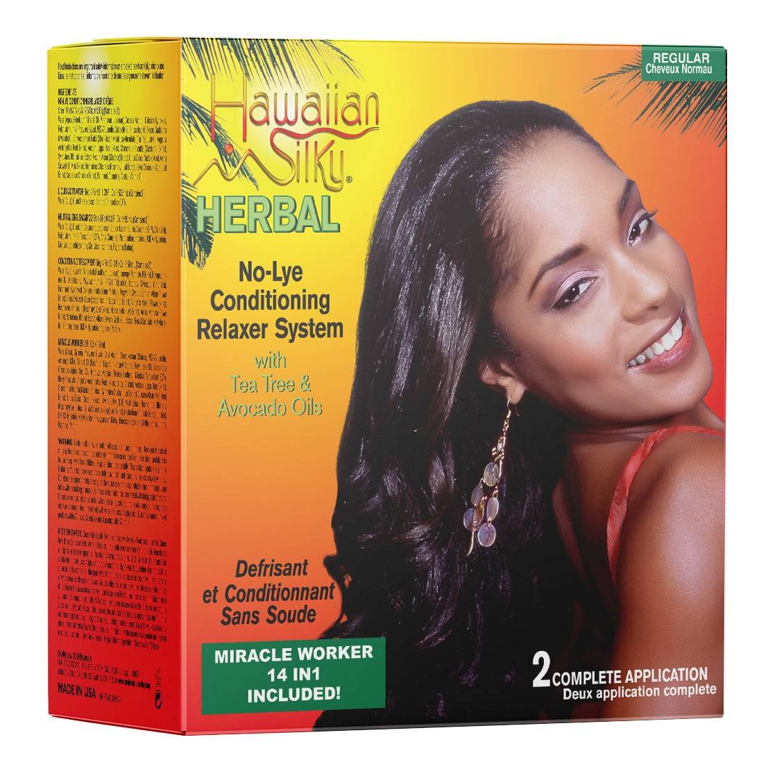 H/SILKY HERBAL NO-LYE KIT 2/APP REGULAR