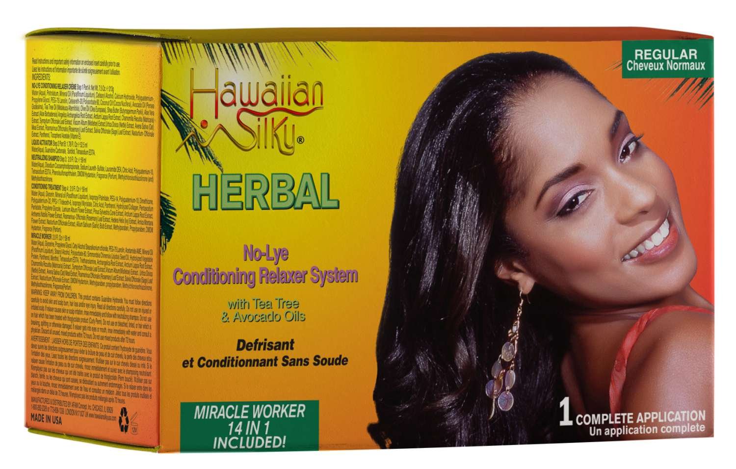 H/SILKY HERBAL NO-LYE KIT 1/APP REGULAR