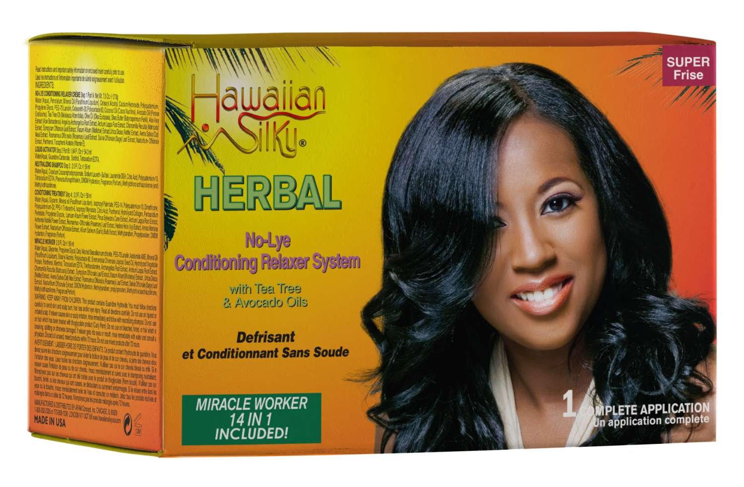 H/SILKY HERBAL NO-LYE KIT 1/APP SUPER