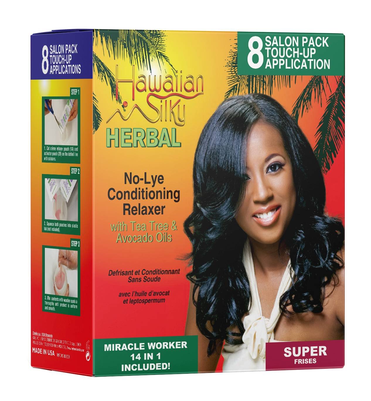 H/SILKY HERBAL NO-LYE KIT 8/APP SUPER